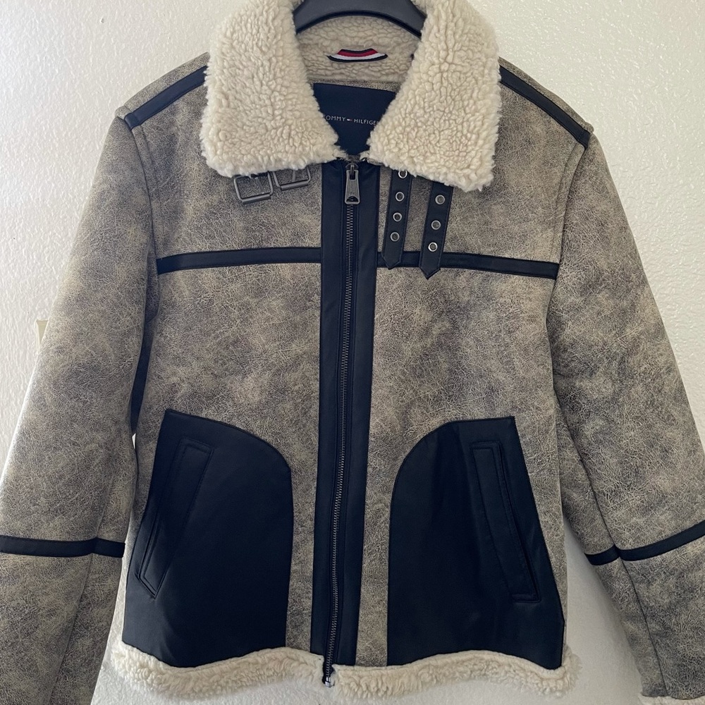 Tommy Hilfiger Leather Coat
